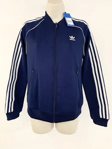 Adidas Originals SST Track Top – Women’s Navy Blue & White DV2633 Bomber Collar - Picture 1 of 8