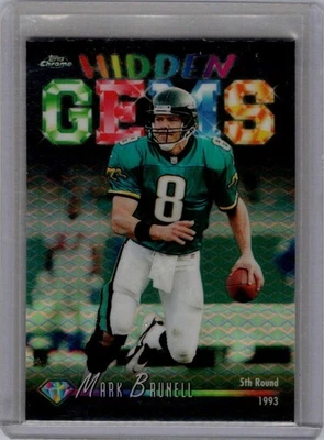 1998 Topps Chrome - Season's Best Gunslingers Mark Brunell #7 Refractor - Image 1 of 2