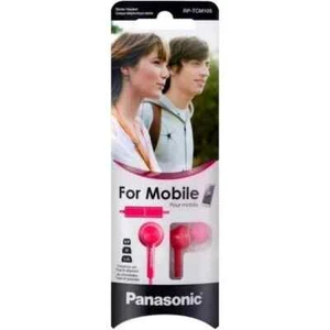 Auriculares estéreo Panasonic RP-TCM105E-P para móvil - Imagen 1 de 2