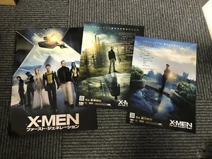 X-MEN FIRST CLASS Japan PROGRAM PRESSBOOK/flyer SET Jennifer LAWRENCE Wolverine - Picture 1 of 12