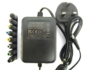 3A 3000MA 9V 27VA AC/AC POWER ADAPTOR SUPPLY CHARGER TRANSFORMER (MULTI JACK) - Picture 1 of 2