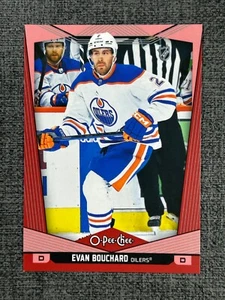 Evan Bouchard 2024-25 OPC O-Pee-Chee Hockey Borde Rojo Espalda en Blanco 1/1 #469 - Imagen 1 de 2