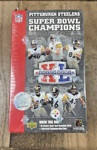 Upper Deck Pittsburgh Steelers Super Bowl Champions Cards Box Set Factory Sealed