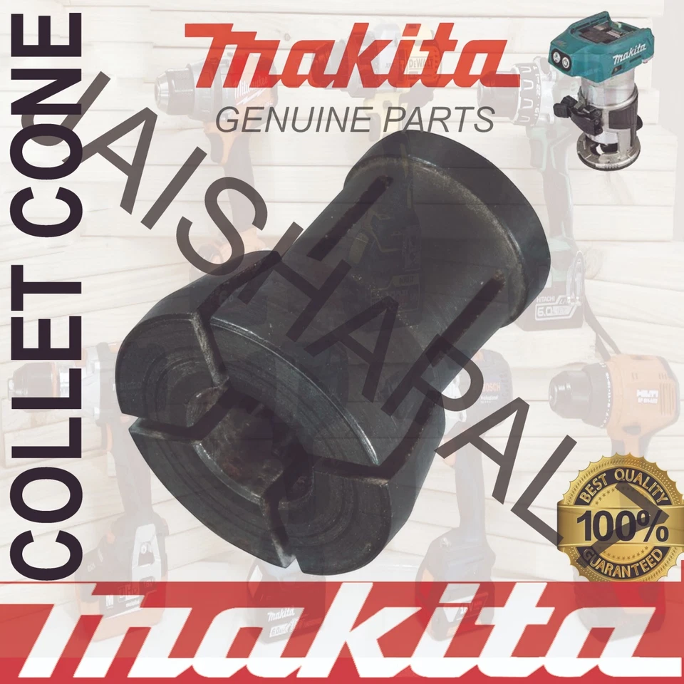 MAKITA 1/4" COLLET CONE DRT50 DRT50Z DRT50ZJ LXT ROUTER TRIMMER 763637-1  6.35mm - Image 1 of 1