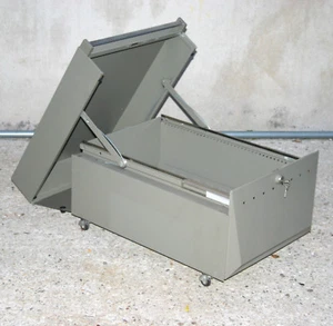 ECCEZIONALE CONTENITORE CLASSIFICATORE SCHEDARIO OLIVETTI SYNTHESIS - Foto 1 di 1