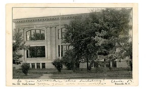 Bronxville NY - EDIFICIO DE ESCUELA PÚBLICA - Postal - Imagen 1 de 1