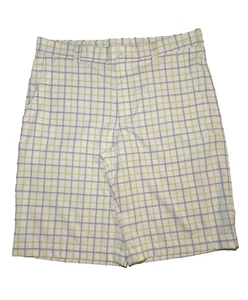 Nike Golf Pantaloncini da Golf Uomo Grigio Giallo a Quadri - 34 - Foto 1 di 7