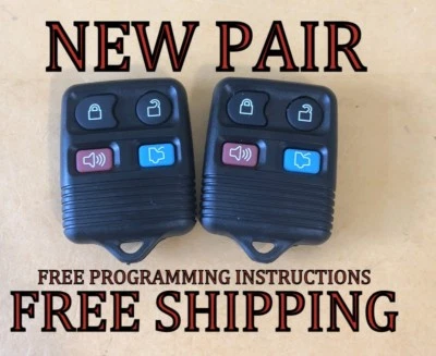 NUEVO PAR CON TRANSMISOR MANDO A DISTANCIA SIN LLAVE FORD LINCOLN MERCURY ELECTRÓNICA OEM Foto 1 de 2