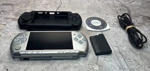 Sony PSP-3001 Console Silver Tested W/ New Battery, Memory Card, And More - Picture 1 of 12