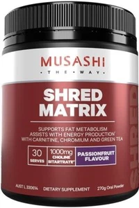 Shred Matrix Passionfruit 270g Musashi - Picture 1 of 1