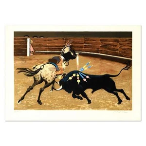 Boyle - "Bull Ring" Limited Edition Lithographie, nummeriert und handsigniert - Bild 1 von 2