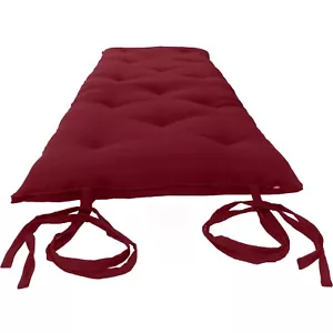 Colchón rodante de piso tradicional, cama de algodón, futón Shiki 3 x 27 x 80 rojo - Imagen 1 de 2