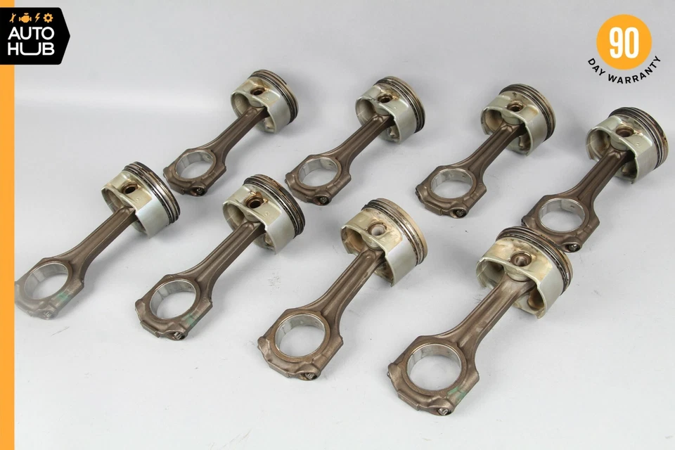 98-06 Mercedes W208 CLK430 E430 S430 Motor Pistón Juego de 8 bielas Foto 1 de 4