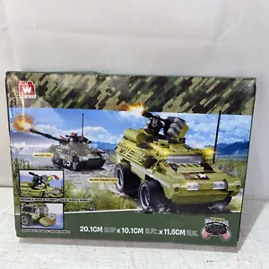 Wise Blocks Military Armored Truck Tank 371 Pieces. 389047 - Picture 1 of 2