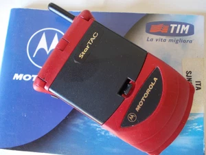 Motorola Startac Star tac 130 GSM NUOVO ROSSO ORIGINALE RIGENERATO - Imagen 1 de 2