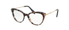 Miu Eyeglasses Frames MU01QV 1111O1 50 Grey Havana / Cocoa / Transparent