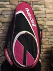 Babolat Tennis Racquet Bag- Hot pink and black- with pocket