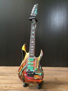 Steve Vai Swirl Guitar Ibanez Universe 7-String Mini Guitar Collectible