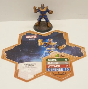 Juego de mesa Heroscape figura THANOS con tarjeta MARVEL: The Conflict Begins - Imagen 1 de 2