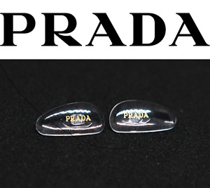 Replacement Screw-In Nose Pads for PRADA Eyeglasses Sunglasses 17mm Gold w/Screw