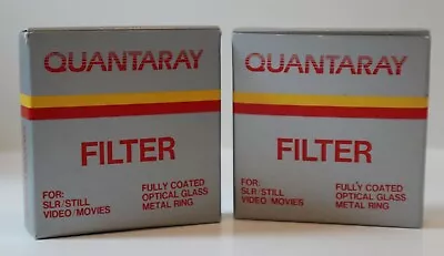 Quantaray 52 mm 1A Screw-In Filter  X2 NEW  - Image 1 of 3