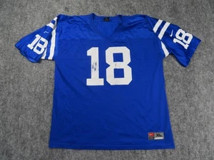 Indianapolis Colts Jersey Mens XL Blue PAYTON Manning #18 Vintage Nike 90s NFL - Picture 1 of 10
