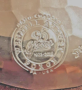 Wendell August Forge Handcrafted Aluminum 95th Anniversary Snowflake Plate - Picture 1 of 1