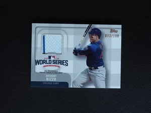 2017 Topps Anthony Rizzo World Series Jersey Relic #003/100 MINT - Bild 1 von 2