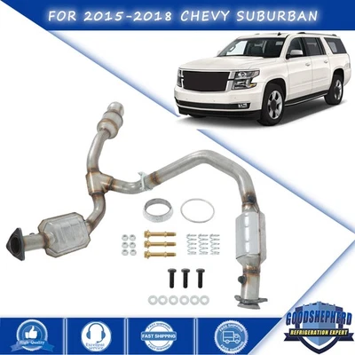 Juego convertidor catalítico de tubo Y para Chevrolet Suburban 5,3 L 2015/2016/2017/2018 Foto 1 de 4