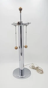 Superb Sonneman for Kovacs Chrome Modernist Bauhaus Table Lamp Circa 1960's - Picture 1 of 9