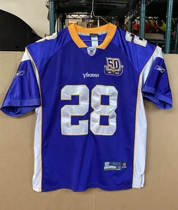 Minnesota Vikings Adrian Peterson 50th Anniversary Trikot Reebok Größe 48 - Bild 1 von 13