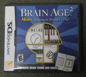 Brain Age 2 Nintendo DS nur Hülle & Handbuch kein Spiel / Original USA schneller Versand - Bild 1 von 1