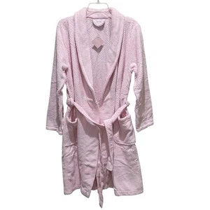 Ulta Beauty gesteppter flauschiger Bademantel rosa Damen Größe Large/XL neu mit Etikett - Bild 1 von 7