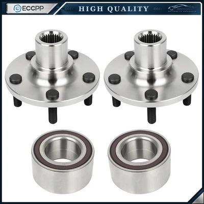 ECCPP (2) Front Wheel Hub & Bearing Kit For Ford Focus 2012-2018 C-MAX 2013-2018 - Image 1 of 4