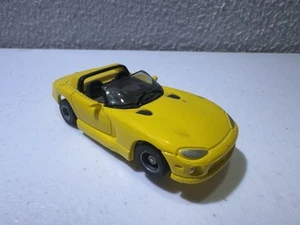 Vintage Tyco 440x2 Dodge Viper Roadster Yellow Ho Slot Car - Picture 1 of 6