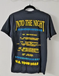VINTAGE Vous Church Concert Into The Night T Shirt Mens Size Small Collectors - Picture 1 of 5