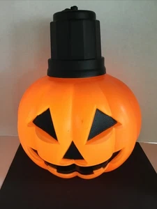 Vintage PAC Halloween Lighted Hanging Pumpkin Blow Mold 9" wide 11" tall EUC - Picture 1 of 4
