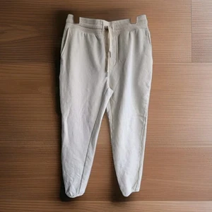 Outerknown Joggers Size Medium Off-White Organic Cotton Terry Drawstring - Picture 1 of 5