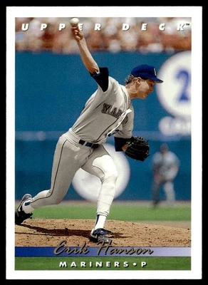 1993 Upper Deck Erik Hanson Seattle Mariners #338 - Image 1 of 2