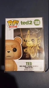 Funko Pop Ted #188 Ted 2 Signed Sam Jones Flash Gordon w/Protector - Picture 1 of 14