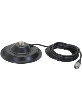 SO-239 Mag mount PNI 145 / PL 145mm base 4m cable and PL259 - Zdjęcie 1 z 7