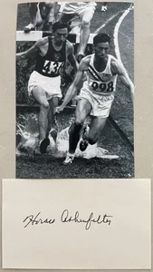 Horace Ashenfelter **Signatur / Autogramm** Olympia-Goldmedaille 1952 - Bild 1 von 3