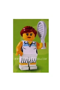 Lego #8803 Series 3 TENNIS PLAYER - Picture 1 of 1