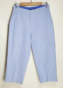 Izod Golf Caprihose Damen Karriere hellblau Oxford klein 30" Taille Jrs Größe 20 - Bild 1 von 9