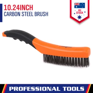 10.24inch Steel Scratch Brush Welding Slag Rust Scooter Machine Wear-Resistant - Picture 1 of 7