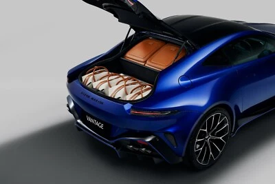 New Aston Martin Vantage 6pc Luggage Set Kestrel Tan & Cream - Image 1 of 4