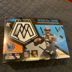NEU 2021 Panini Mosaik Fußball NFL Mega Box (40 Karten pro Box) Ziel VERSIEGELT - Bild 1 von 6