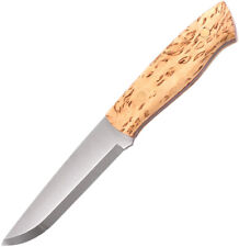 Brisa Knives Trapper 115 Birch Elmax Scandi Grind Fixed Blade Knife 073