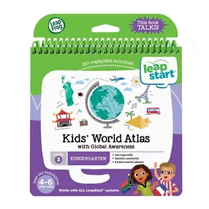 LeapFrog LeapStart Kindergarten Activity Book: Kids' World Atlas and Global A... - Picture 1 of 7