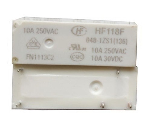 2 Relè Di Potenza HONGFA HF3FD-1-048-HS3F 48VDC 4 Pin 10A 250VAC